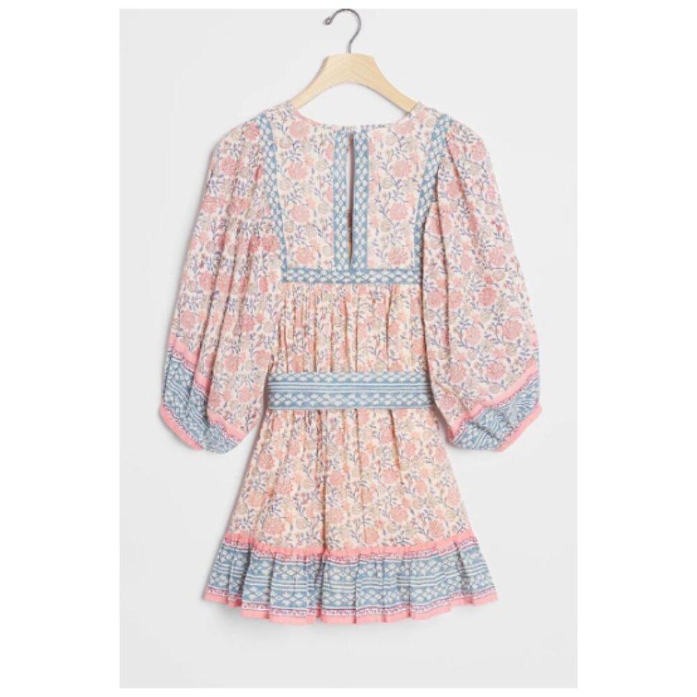 NWOT ANTHROPOLOGIE CLEOBELLA Rodriga Tasseled Mini Dress M - Picture 8 of 15